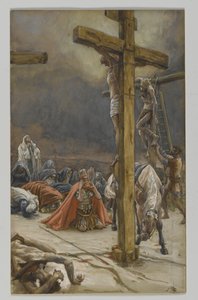 The Confession of Saint Longinus, illustration from The Life of Our Lord Jesus Christ