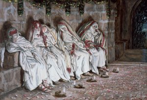 The Foolish Virgins, Illustration for The Life of Christ