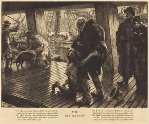 The Return by James Jacques Joseph Tissot