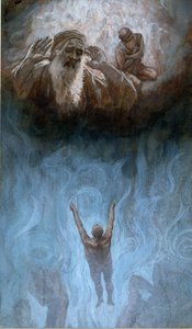 The Rich Man in Hell, Illustration for The Life of Christ by James Jacques Joseph Tissot