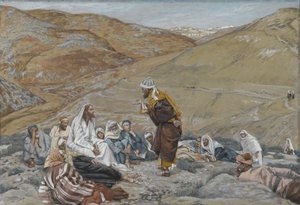 The Scribe Stood to Tempt Jesus, illustration from The Life of Our Lord Jesus Christ by James Jacques Joseph Tissot