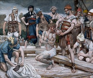 The Wine Mixed with Myrrh, illustration for The Life of Christ