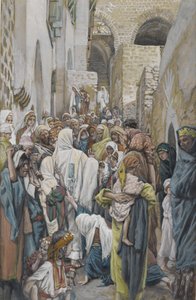 The Woman with an Issue of Blood, illustration from The Life of Our Lord Jesus Christ