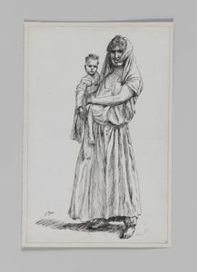 Woman of Geba, Samaria, illustration from The Life of Our Lord Jesus Christ