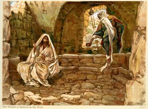 The Woman of Samaria at the Well by James Jacques Joseph after Tissot
