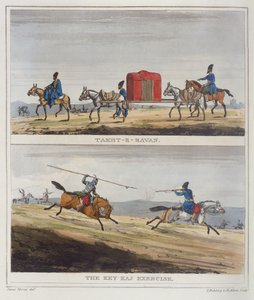 Takht-E-Ravan and The Key Kaj Exercise by James Justinian (after) Morier