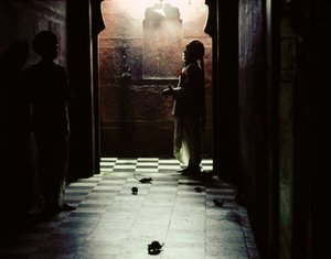 Sacred Rats Inhabit Karni Mata Temple to Hindu Goddess Bhagwati Karniji in Deshnoke, Rajasthan, India by James L Stanfield