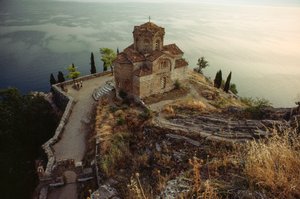 The Ohrid Region is a World Heritage Site, Church of Saint John Kaneo, Lake Ohrid, Yugoslavia