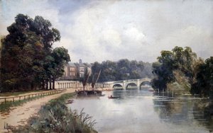 Cholmondeley Walk, Looking Towards Richmond Bridge