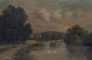Richmond Bridge from Cholmondeley Walk