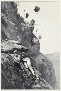 A Cannonade on the Matterhorn, from Scrambles Amongst the Alps in the Years 1860-69, Published 1871 (engraving)
