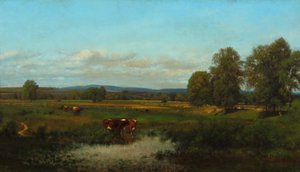 Cows in the Pasture by James McDougal Hart