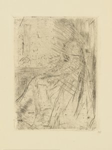 Impressions from Cancelled Plates by Whistler - Maude, Seated