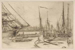 A Sketch from Billingsgate by James McNeill Whistler