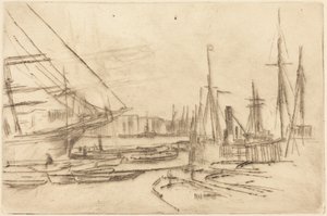 A Sketch from Billingsgate by James McNeill Whistler