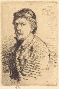 August Delatre by James McNeill Whistler