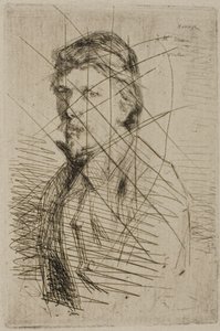 Auguste Delâtre, Printer by James McNeill Whistler