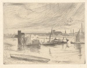 Battersea Dawn (Cadogan Pier), from the Thames Set