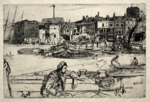 Black Lion Wharf by James McNeill Whistler