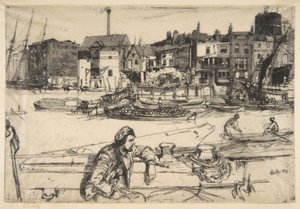 Black Lion Wharf by James McNeill Whistler
