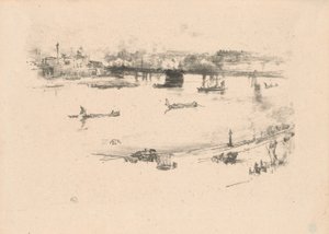 Charing Cross Railway Bridge by James Abbott McNeill Whistler