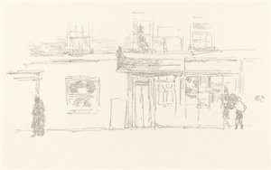 Chelsea Shops by James Abbott McNeill Whistler
