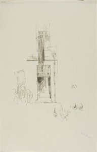 Cocks and Hens, Hôtel Colbert by James McNeill Whistler