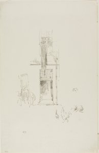 Cocks and Hens, Hôtel Colbert by James McNeill Whistler