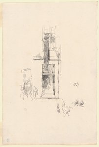 Cocks and Hens, Hôtel Colbert by James Abbott McNeill Whistler