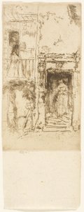 Doorway, Stables - Loches by James Abbott McNeill Whistler