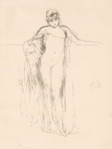 Draped Model, Standing by James McNeill Whistler