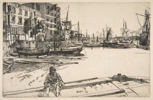 Eagle Wharf by James McNeill Whistler