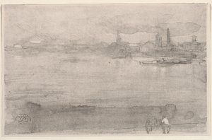Early Morning: The Thames at Battersea, London by James McNeill Whistler