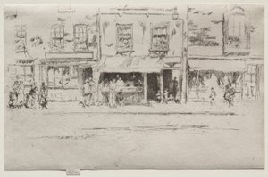 Fish Shop, Chelsea by James McNeill Whistler