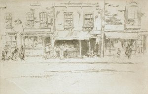 Fish Shop, Chelsea by James McNeill Whistler