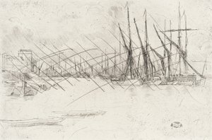 From Pickle-Herring Stairs by James McNeill Whistler