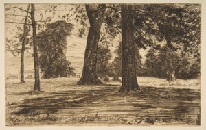 Greenwich Park by James McNeill Whistler