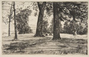 Greenwich Park by James McNeill Whistler
