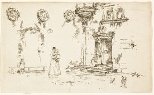 Hôtel Lallemont, Bourges by James Abbott McNeill Whistler