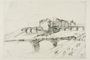 Isle de la Cité, Paris by James McNeill Whistler
