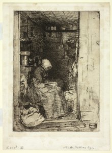 The Old Woman with Rags