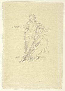 Little Draped Figure, Leaning