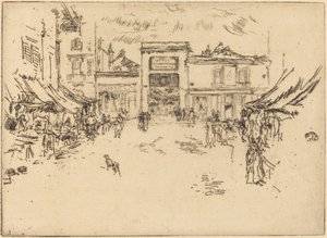 Little Market Place, Tours by James McNeill Whistler