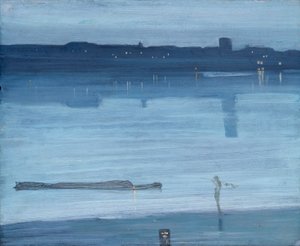 Nocturne: Blue and Silver - Chelsea by James McNeill Whistler