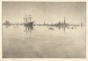 Nocturne, from the First Venice Set by James Abbott McNeill Whistler