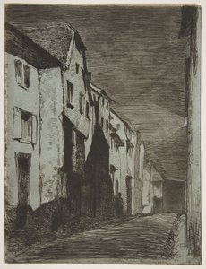 Street at Saverne by James McNeill Whistler