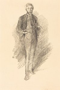Study: Joseph Pennell by James McNeill Whistler