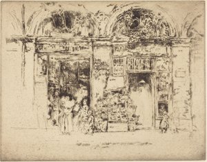 Sunflowers, Rue des Beaux-Arts by James McNeill Whistler