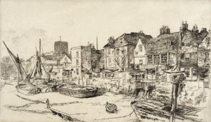 The "Adam and Eve", Old Chelsea by James McNeill Whistler