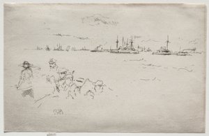 The Fleet: Monitors by James McNeill Whistler